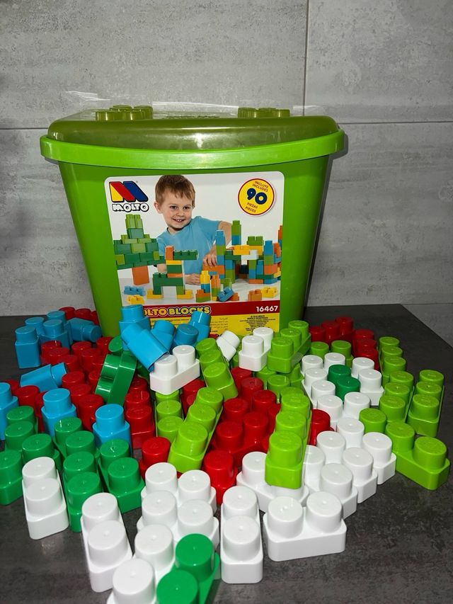Moltó-Caja de Bloques con 90 piezas