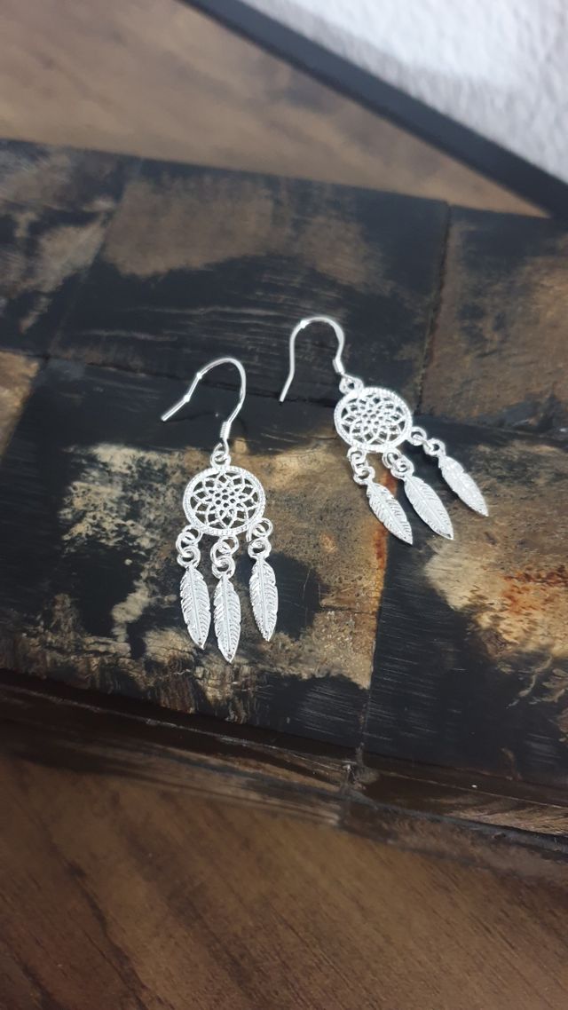 Pendientes de plata de Ley 925 de mujer.