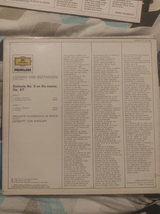Disco de vinilo: Beethoven 