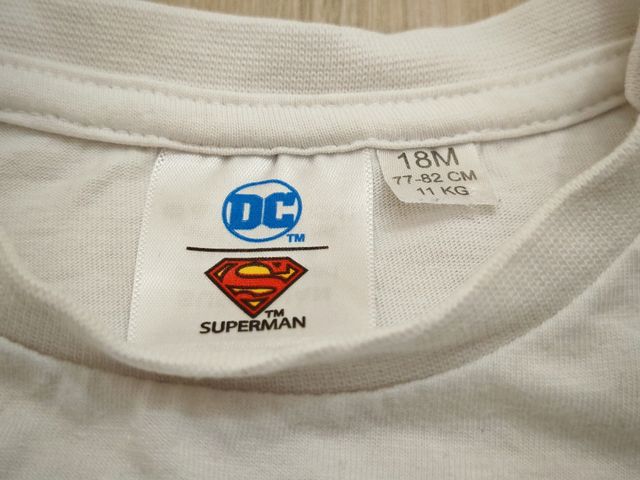 Camiseta Superman 18 Meses
