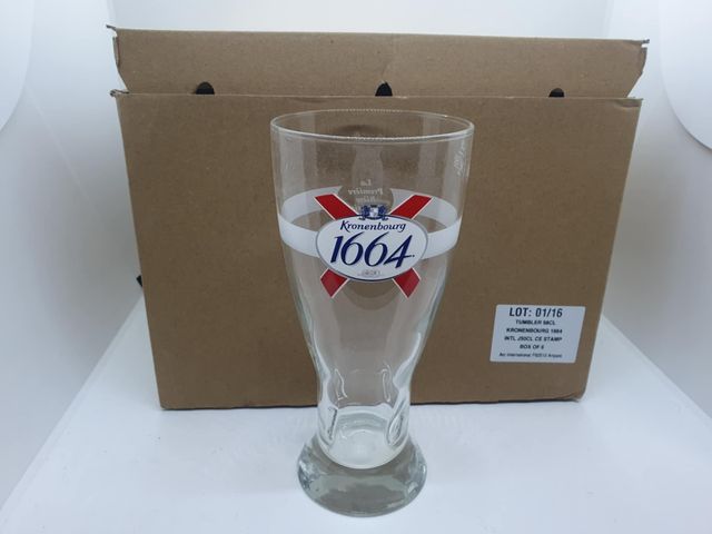 6 bicchieri birra collezione vintage