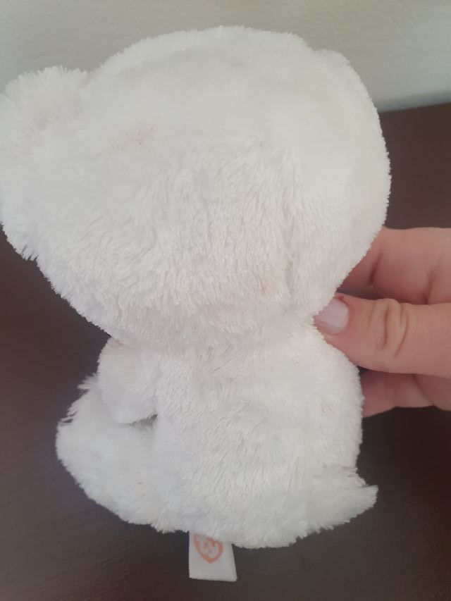 Peluche bianco carino