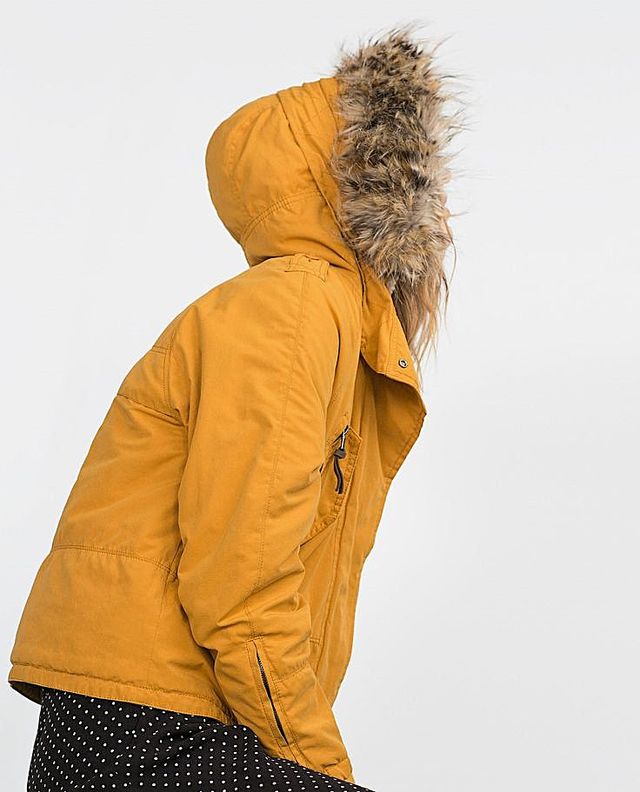 Cazadora con chaleco de Zara