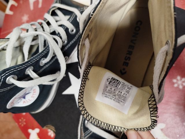 Converse planas negras