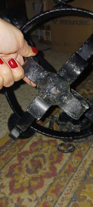 Lámpara candelabro vintage