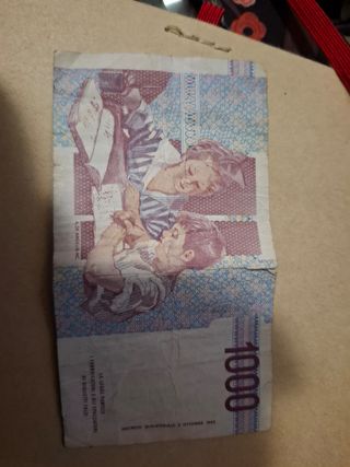 1000 lire Montessori 