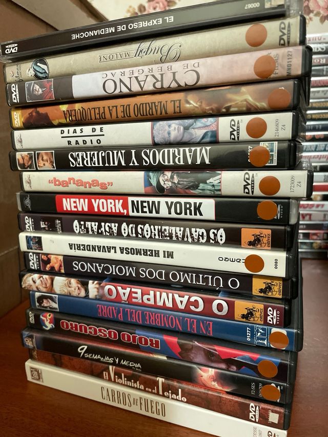 9 peliculones en DVD