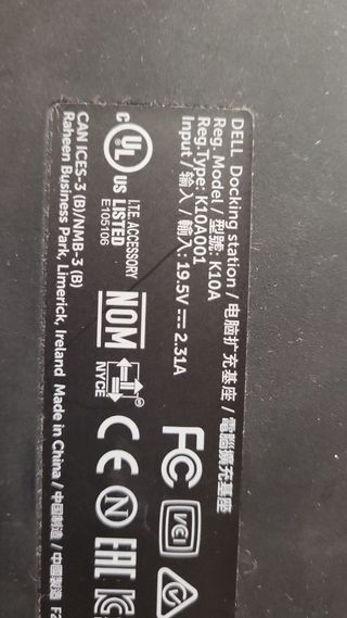 Dell Docking station K10A