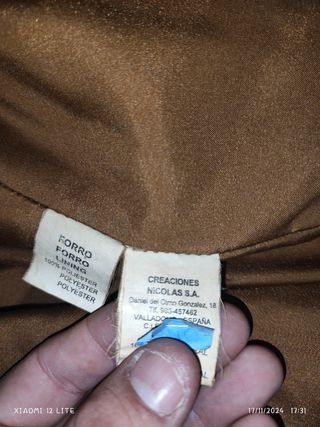 Cazadora piel de cabra 