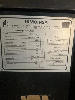 Grupo electrogeno generador 5100