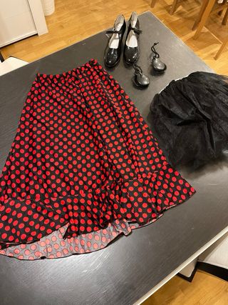 Ropa clases baile flamenco niña