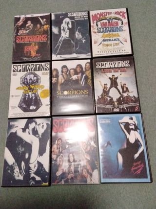 SCORPIONS LOTE DVDS