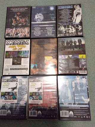 SCORPIONS LOTE DVDS