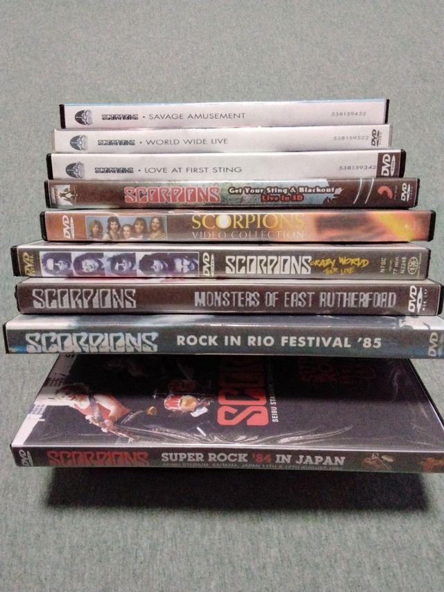 SCORPIONS LOTE DVDS