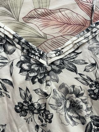 camisón estampado de flores