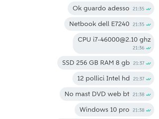 PC portatile dell i7 