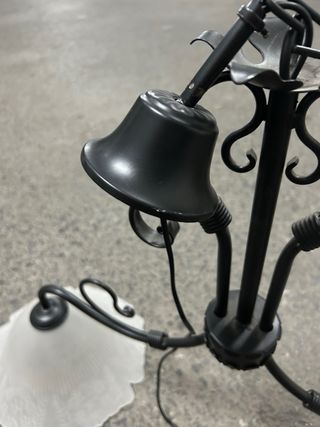 Lámpara de salon de forja