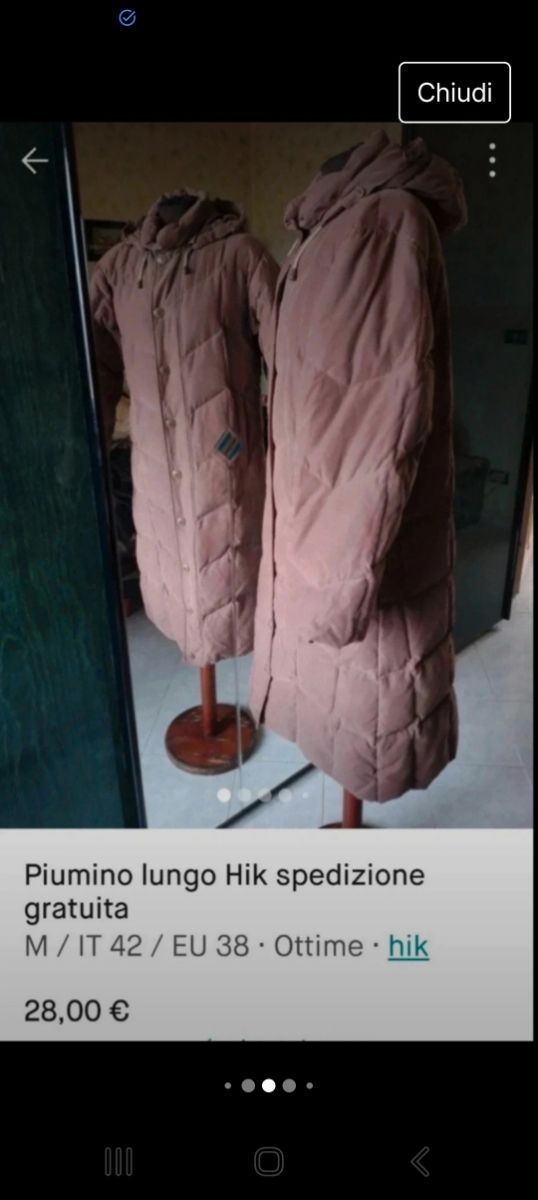 Piumino HIK lungo donna