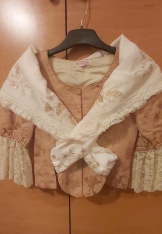 Traje fallera niña con 2 corpiños. Sin manteletas