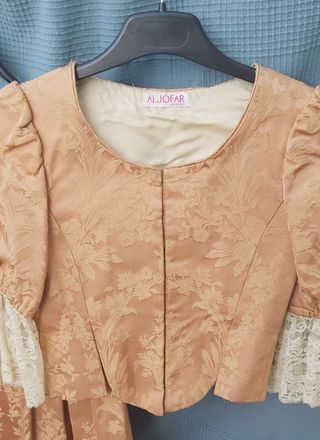 Traje fallera niña con 2 corpiños. Sin manteletas