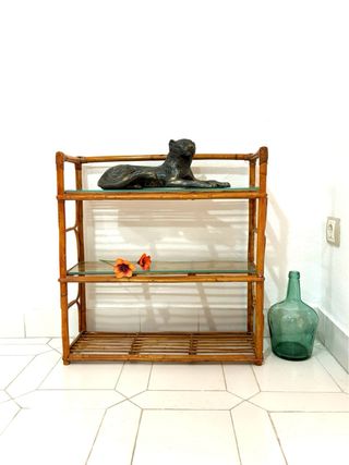 MUEBLE DE CAÑA VINTAGE