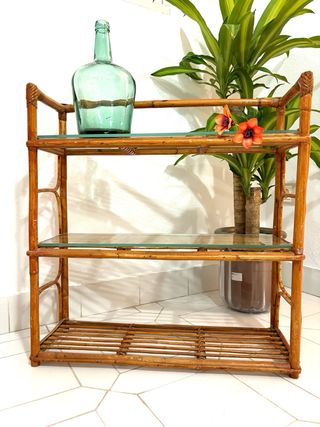 MUEBLE DE CAÑA VINTAGE