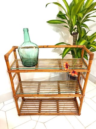 MUEBLE DE CAÑA VINTAGE