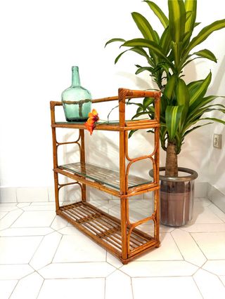 MUEBLE DE CAÑA VINTAGE