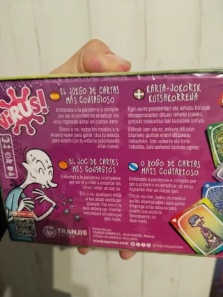 Juego de cartas Virus