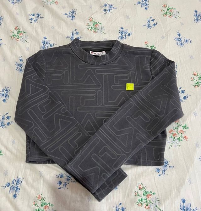 Crop top felpa Fila
