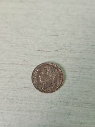 25 céntimos 1960 República de Venezuela