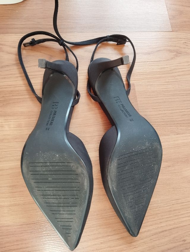 Zapatos negros tacón