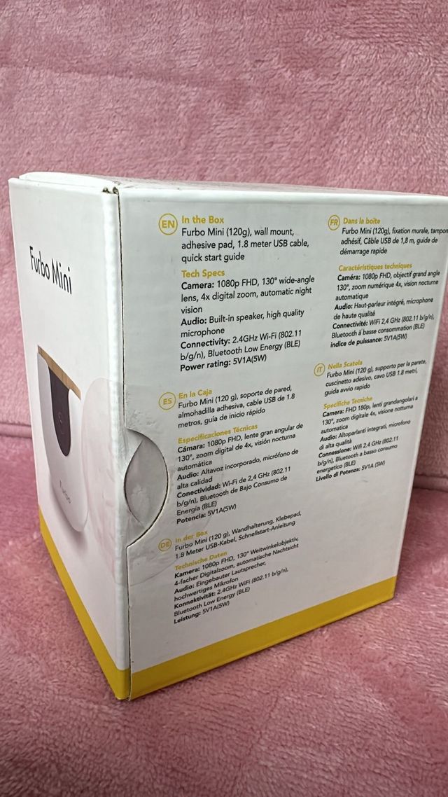 Furbo Cámara para Mascotas Mini