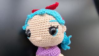 Figura amigurumi Bulma Dragon Ball modelo único