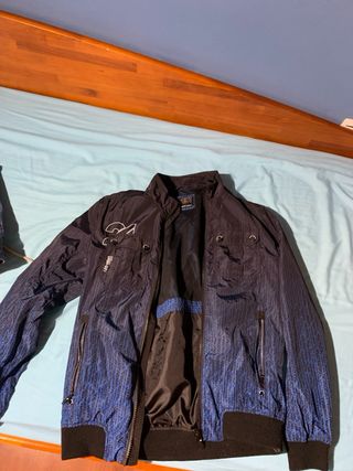 Bomber Azul-Negra