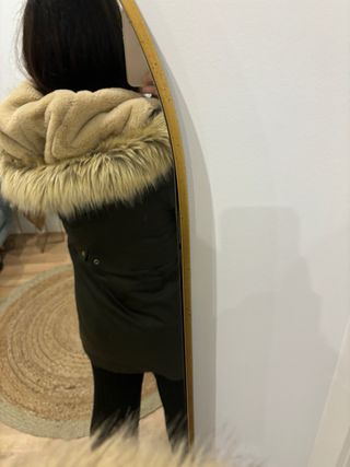 Parka verde Zara