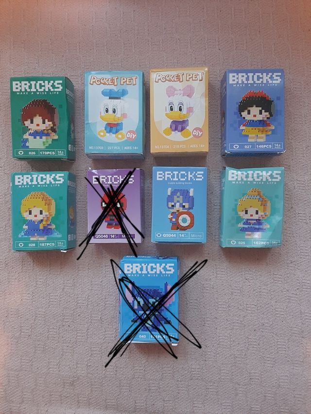 Figuras Lego Disney - Marvel