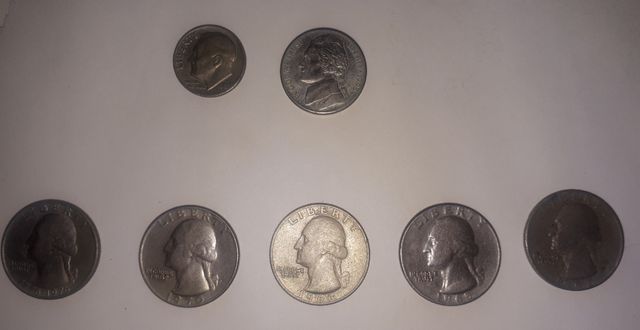 Lote 7 Monedas Estados Unidos