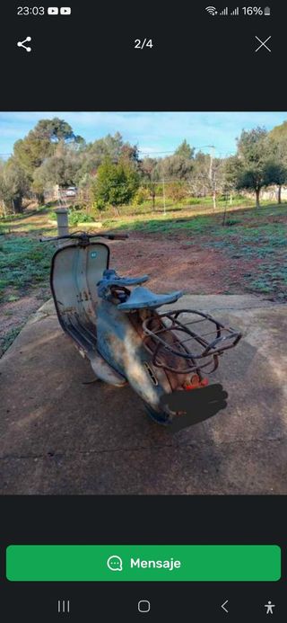 Lambretta para restaurar