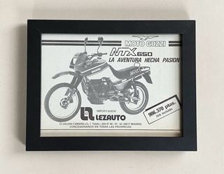 MOTO GUZZI NTX 650 cuadro catalogo despiece poster