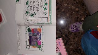 Álbum punto de cruz, regalo telas