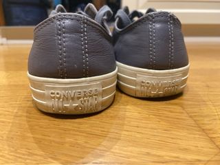 Converse Gris Piel Talla 38