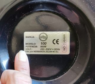 Calefactor Brasero eléctrico 