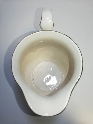 Jarra lechera de porcelana antigua, años 50
