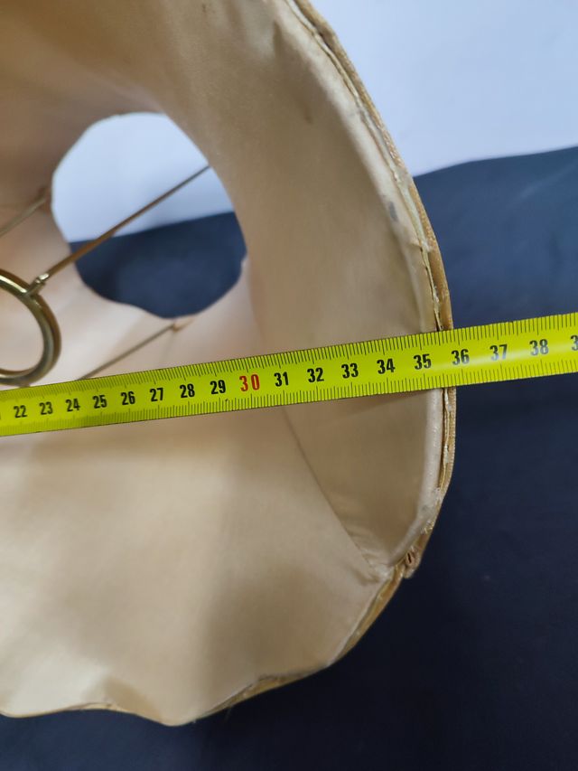 Pantalla de tela vintage