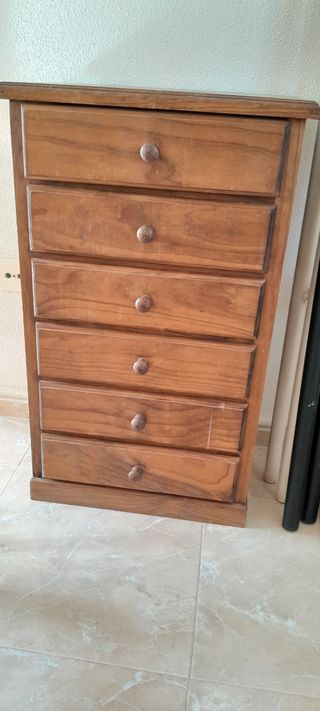 Conjunto mesitas y mueble de Tv vintage