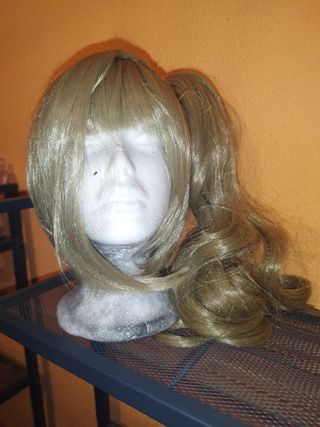 Peluca Minami Kotori con coleta rizada cosplay