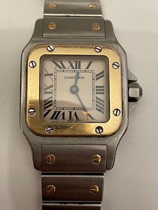 Reloj Cartier Santos Acero y oro