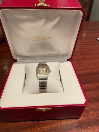 Reloj Cartier Santos Acero y oro