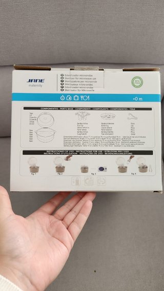 Esterilizador biberones Jané microondas